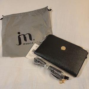 Jessica Moore Lush Clutch,‎ black